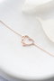 Heliophilia Silver Pulsera de Plata de Ley 925 con Baño de Oro Rosa y Circón